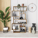 Libreria Moderna 168x96x25 cm Scaffale 8 Ripiani in MDF Rovere     