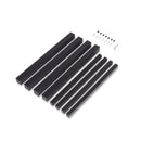 Set Struttura e Gambe Tavolo 750x750 mm in Acciaio Emuca Nero