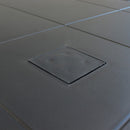 Tavolo Dallas 80x80x74 h cm in Wicker Antracite