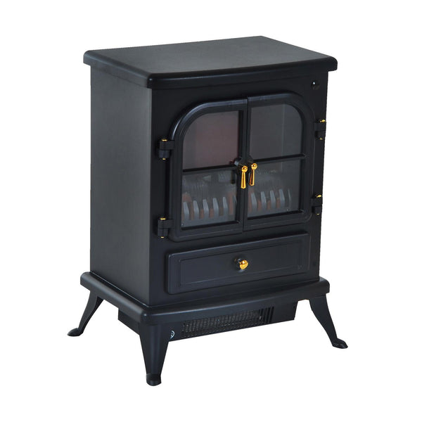 prezzo Camino Elettrico da Terra Effetto Fiamma 950W/1850W Nero