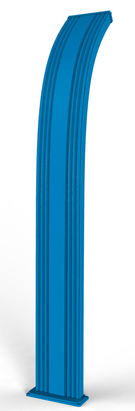 acquista Doccia Solare da Giardino 40L Miscelatore Temporizzato e Lavapiedi Arkema Dada Blu