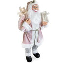 Babbo Natale H90 cm con Luci e Suoni Rosa