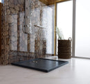 Piatto Doccia in Acrilico Fosterberg Floret 3 Antracite Varie Misure