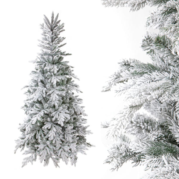 acquista Albero di Natale Artificiale Innevato 260 cm Abete Verde