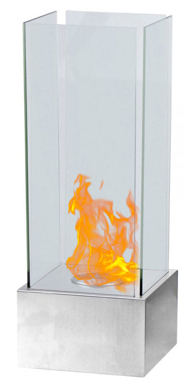 online Camino a Bioetanolo da Tavolo 25x65x25 cm Megan Acciaio Inox