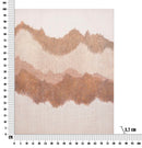 Dipinto su Tela Browny 80x3,7x100 cm in Legno e Tessuto