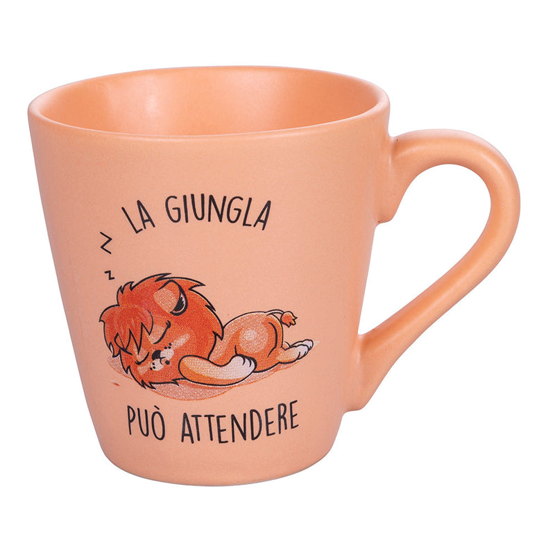 Set 6 Tazzine da Caffè Ø6,3x6,4 cm in New Bone China VdE Tivoli 1996 Lazy world