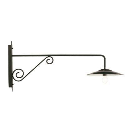 Lampada Applique Grande Colore Grigio per Esterno Linea Piatto Antico Sovil online