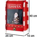 Cassetta Postale per Letterina di Babbo Natale Decorazione Natalizia con Luci