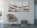 Poltrona Shell Grigia 65x69x84 cm in Legno Spugna Poliestere e Acciaio Grigio