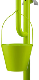 Fontana a Colonna Rubinetto Doppio in Ottone e Porta Tubo Arizona Belfer 42/ARZ Verde Acido