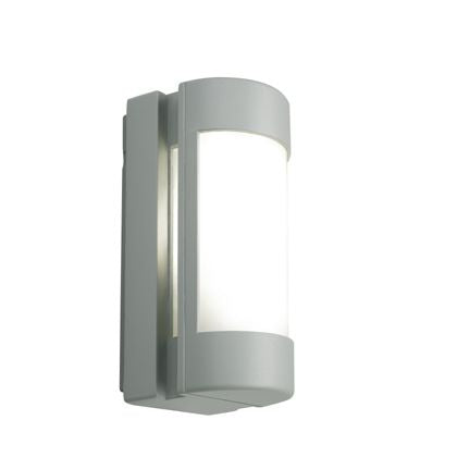 Lampada Applique Plafoniera con Aperture Laterali Colore Alluminio per Esterno Linea Umbe Sovil sconto