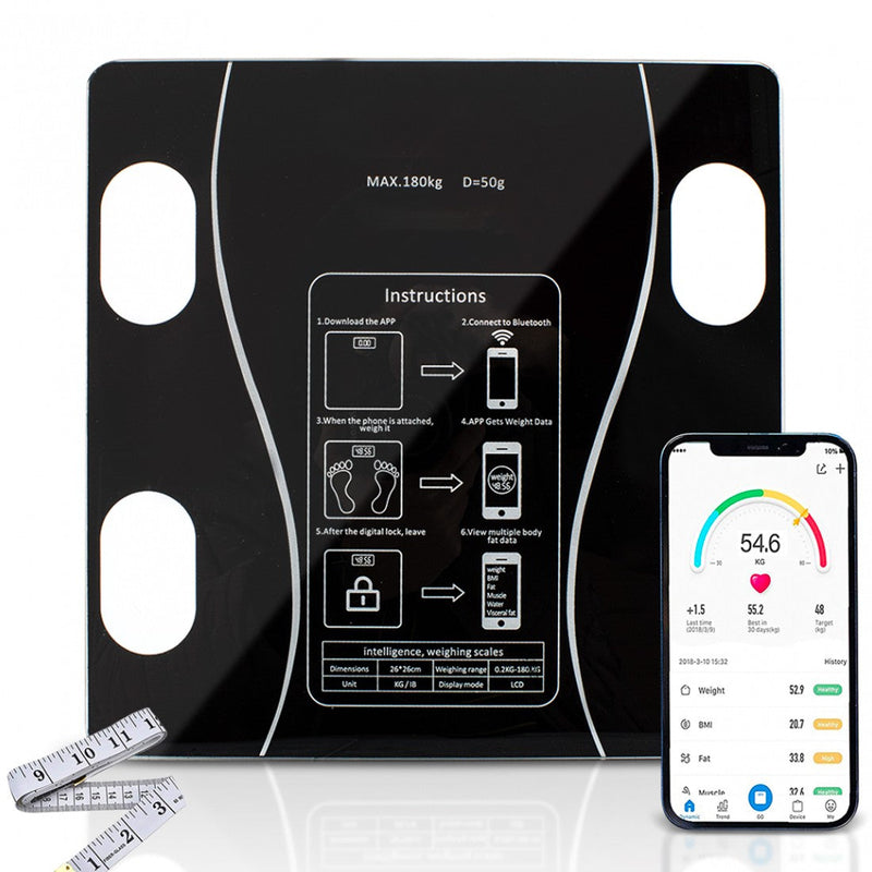 BILANCIA BAGNO BLUETOOTH pesatura monitor BMI grasso corporeo BILANCIA BAGNO BLUETOOTH pesatura monitor BMI grasso corporeo