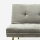 Divano Letto Clic Clac 180x89x78 cm in Poliestere Beige