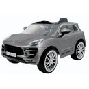 Macchina Elettrica Suv per Bambini 12V con Licenza Porsche Macan Silver