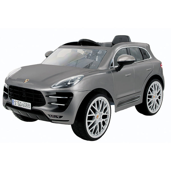 Macchina Elettrica Suv per Bambini 12V con Licenza Porsche Macan Silver acquista