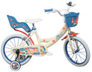 Bicicletta per Bambina 14" 2 Freni con Licenza Disney Stitch Bianca