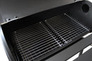 Barbecue a Carbonella 110x64x113,5 h cm in Acciaio Nero