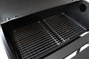 Barbecue a Carbonella 110x64x113,5 h cm in Acciaio Nero