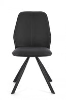 Set 4 Sedie 44x62x88h cm Maxwell Pu Nero 