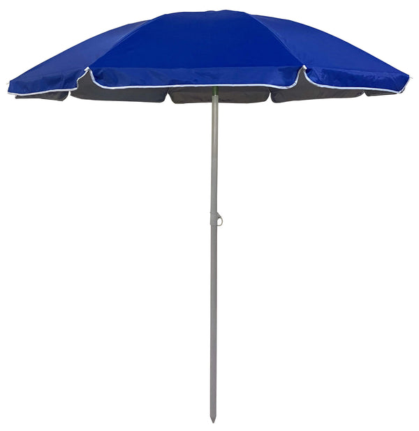 Ombrellone da Giardino Ø2 m Palo Ø32 mm in Alluminio e Tessuto Oxford Blu acquista