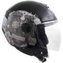 Casco Jet per Scooter Visiera Lunga CGM Cancun 107S Nero 