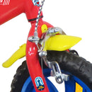 Bicicletta per Bambini 12" Paw Patrol Freno Caliper e Stabilizzatori in Acciaio Hi-Ten Rosso