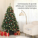 Albero di Natale Artificiale 195 cm 1838 Rami con Apertura Automatica Verde 