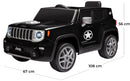 Macchina Elettrica per Bambini 12V con Licenza Jeep Renegade Limited Nera