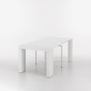 Consolle Allungabile 45/180x90x75 cm in MDF TFT Mahuva Bianco Opaco