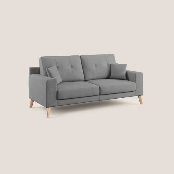 Divano 2 Posti 146x95x91 cm in Tessuto Grigio online