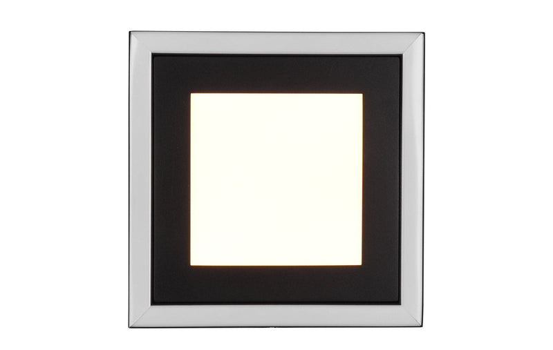 Plafoniera da Interno a LED in Plastica Nero Opaco