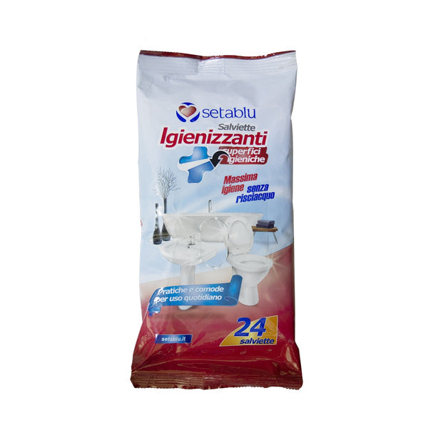 acquista Salviette superfici 24 salviettine igieniche per bagno senza risciacquo