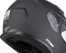 Casco Integrale per Scooter Visiera Lunga CGM Valencia 307A Nero Opaco Varie Misure