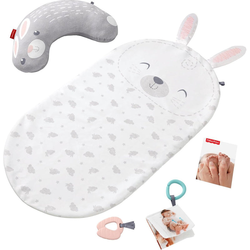 Set Massaggi Neonati 0+ Mesi a Tema Coniglio Fisher-Price Baby Bunny