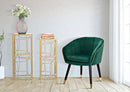 Porta Telefono Bubbles Coppia 35x35x90-30x30x80 cm in Ferro e Specchio Oro e Argento