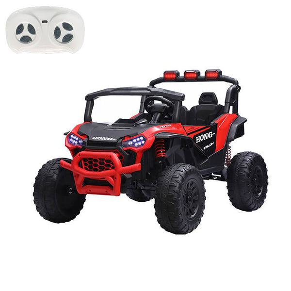 Macchina Elettrica per Bambini Buggy Safari 2 Motori da 35W con Telecomando Luci e Suoni Rosso online
