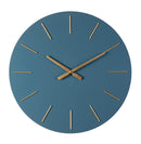Orologio da Parete  Ø60x5 cm in Legno TimeLine Blu