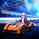 Macchina Elettrica per Bambini 12V con Licenza Lamborghini V12 Vision Gran Turismo Arancione