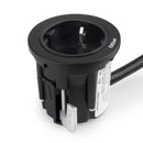 Multipresa One in Plastica Emuca Nero