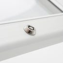 Espositore a Leggio con Piantana 29x47,7x2,3 cm in Alluminio con Led Porta Menù Silver