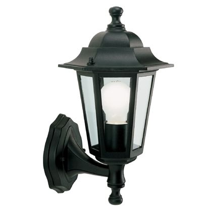 Lampada Applique in Alto Colore Nero per Esterno Linea Mini Esagonale Sovil sconto