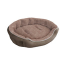Cuccia Imbottita per Cani e Gatti in Poliestere Coccole Beige