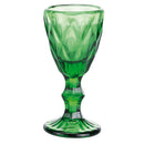 Set 6 Tazzine per Liquori Liquorini Prisma Greenery in Vetro VdE Tivoli 1996 Verde