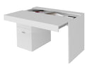 Scrivania 1 Anta 1 Cassetto 100x60x75 cm Sliding Larice bianco