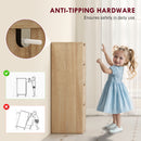 Mobile Bagno Salvaspazio con 4 Cassetti in Stile Nordico 29x29x83 cm in Truciolare Color Legno 