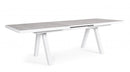 Tavolo Allungabile da Giardino 205-265x103x78h cm Krion Bianco