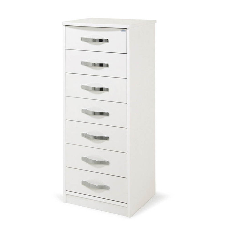 Cassettiera Settimino 45 111x46x42 cm bianco frassinato