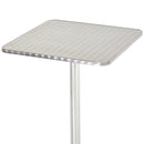 Tavolo da Bar in Acciaio Inox 60x60 cm  Break