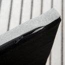 Cuccia Divano per Cani da Interno 82x54x36 cm in Legno di Betulla e Rivestimento Effetto Velluto Grigio Chiaro  